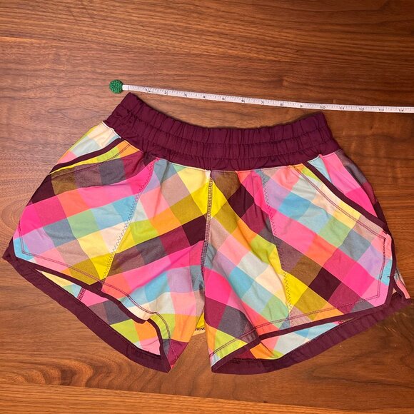 Lululemon Shake & Break Short  Sea‎ Check Multi/Plum - Picture 7 of 9